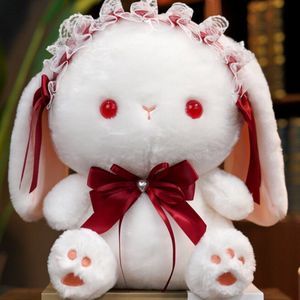 Bowtie Plush Bunny Lolita Stuffed Animal |  Women Kids Toy Gift #581